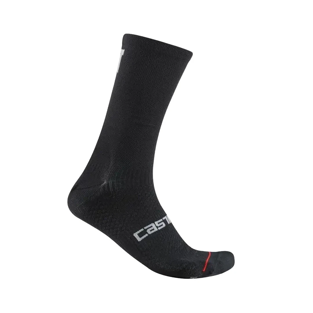 Castelli Thermal Black Winter Socks Como 20 Apparel