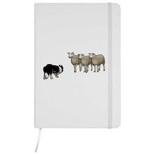 'Dog Herding Sheep' A5 Ruled Notebooks / Notepads NB035551 