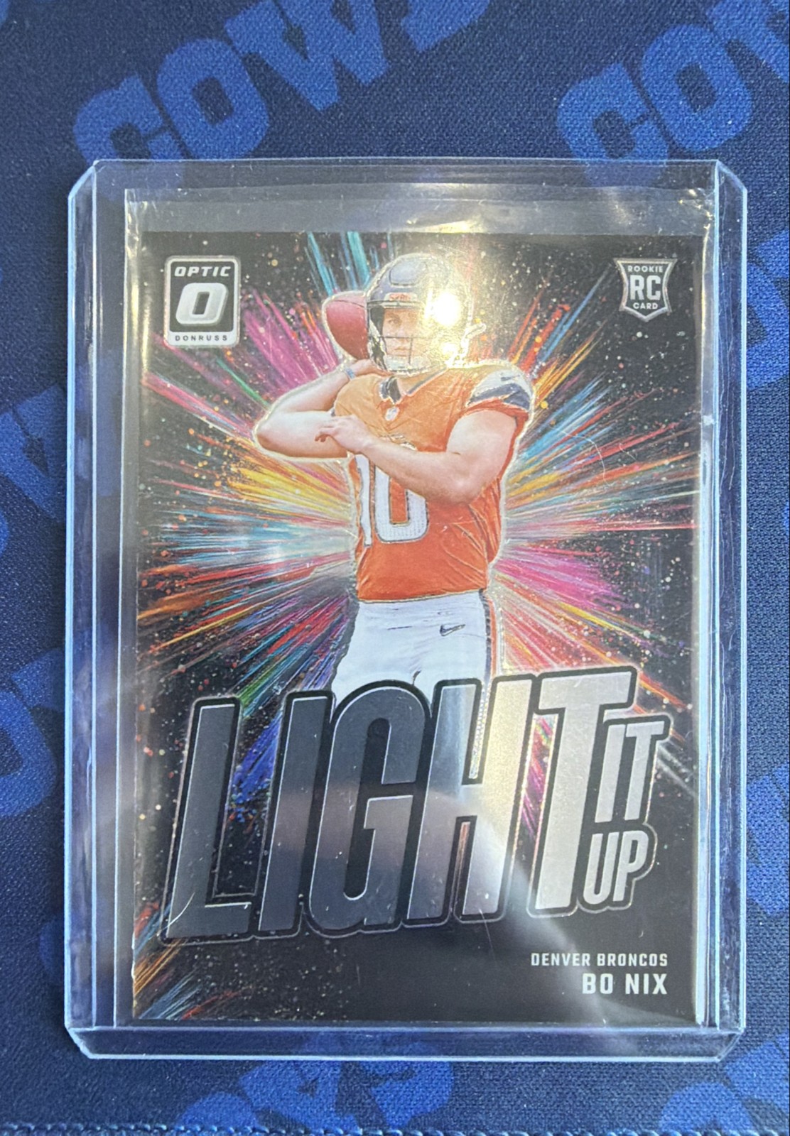 2024 Panini Donruss Optic - Light It Up Bo Nix #6 (RC)