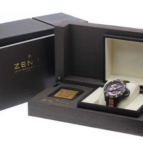 ZENITH DEFY EXTREME 96.0518.685 43mm PG Black / Gold #C1543