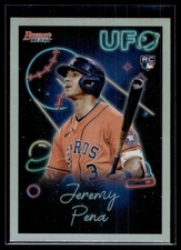 Jeremy Pena 2022 Bowman's Best Rookie Card #UFO-20. rookie card picture