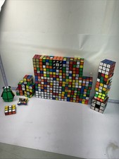 Lot 37 Assorted Brain Teaser Puzzles Rubiks Cubes Huge Lot Must See Rare