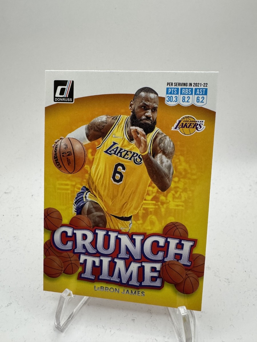 2022-23 Panini Donruss Crunch Time LeBron James #10 | eBay