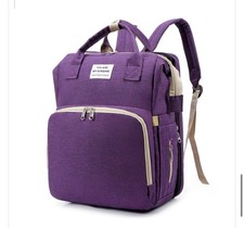 Purple You Are My Sunshine Baby Travel Diaper Bag