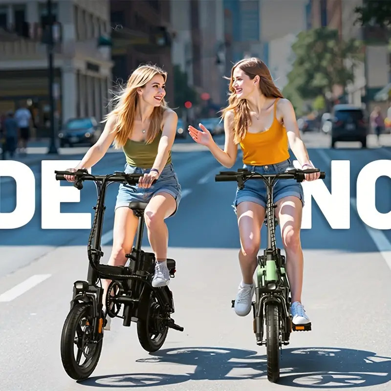 48V 10Ah Portable Adult Folding Electric Bike 500W Motor Electric Bicycle Ebike