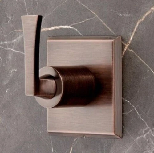 Signature Hardware Vilamonte Lever Handle Transfer Valve Trim in Oil Bronze - Picture 1 of 4