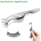 Eyelash Tweezers Eyelash Applicator Lash Tweezers for Cluster Eyelashes