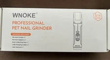 WNOKE Professional Pet Nail Grinder Open Box