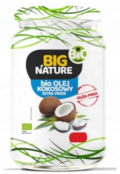 Big Nature Olej Kokosowy Extra Virgin Bio 900 Ml-image