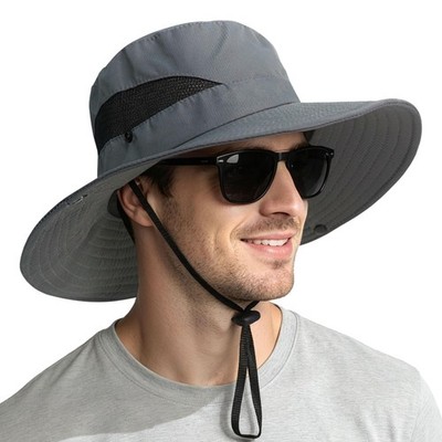 Wide Visor Ponytail Sun Hat UPF 50+ UV Protection Packable Beach Hiking Cap