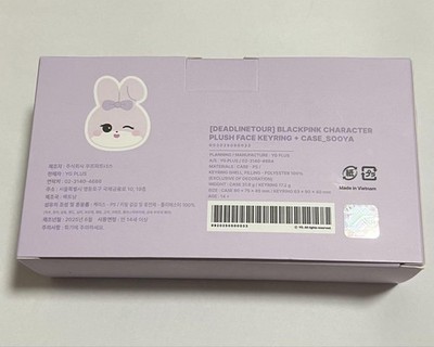 BLACKPINK SOOYA Face Keyring Plush + Case JISOO DEADLINE TOUR
