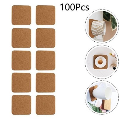 Nachhaltiges Design 100er Pack Naturkork Getränk Untersetzer für Zuhause