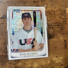 2011 BOWMAN X-FRACTOR JESSE WINKER ROOKIE /299 CINCINNATI REDS #18U-28