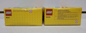 Lego Seasonal: Painting Easter Eggs #40121 & Winter Fun #40124 - New, Box Damage
