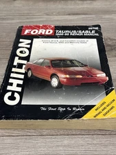 FORD TAURUS MERCURY SABLE 1986 - 1995 - CHILTON REPAIR MANUAL - USED