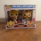 Funko Pop! Super Sonic & Super Shadow (2- Pack) Target Exclusive LE 2026 Flocked