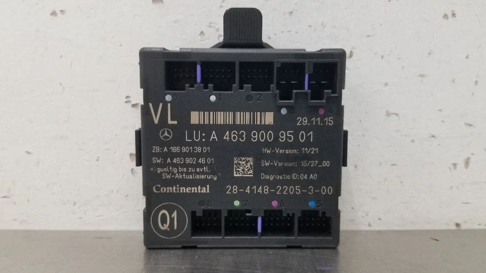 16 MERCEDES BENZ G550 W463 MÓDULO DE CONTROL DE PUERTA CONDUCTOR DELANTERO IZQUIERDO 4639009501 Foto 4 de 4