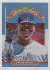 2020 Panini Donruss Optic Retail Carolina Blue & White Prizm Rafael Devers 0o6v