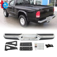 Rear Step Bumper Assembly Chrome For Dodge Dakota 1997-2004 2002 2003 W Bracket