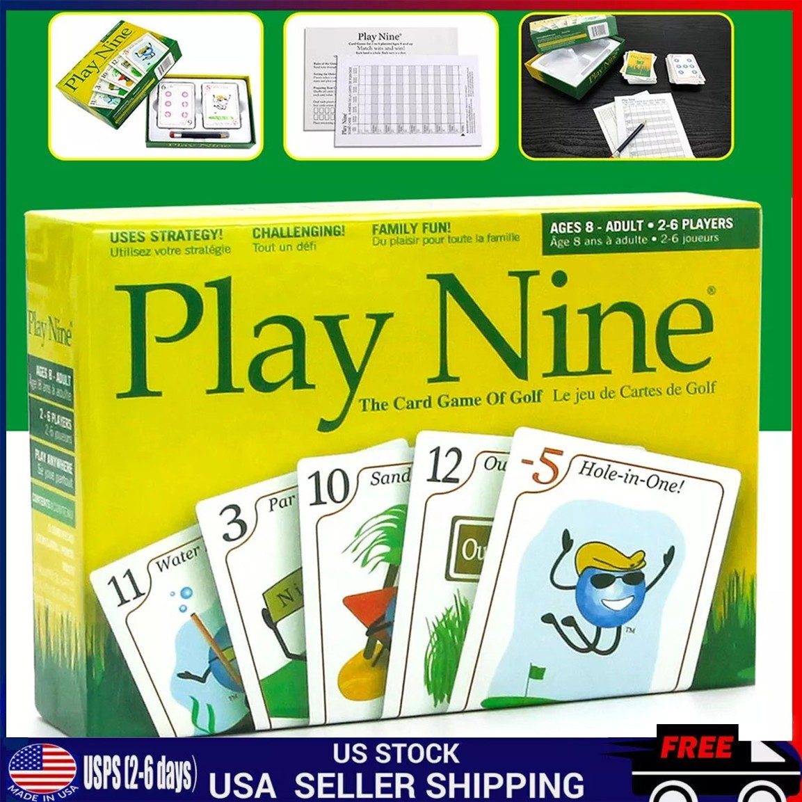 S Strategy Card Game Ages 8+ Sealed