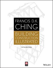 BUILDING CONSTRUCTION ILLUSTRATED By Francis D. K. Ching *Excellent Condition*