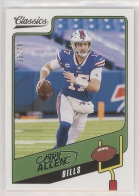 2021 Panini Classics Blue Back 35/75 Josh Allen #63 0p89