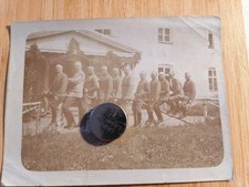 1. Weltkrieg Foto Postkarte Gruppenfoto Infanterie Regiment 92 - Namen R&uuml;ckseite
