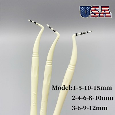 Perio Probe Dental Periodontal Implant Depth Measure Flexible Explorer Scaler US