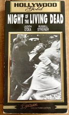 NIGHT OF THE LIVING DEAD VHS HOLLYWOOD GOLD EXCELSIOR COLLECTOR’S EDITION USA VG