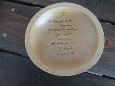 NEW w/ Minor Flaw...Story Bowl Created By Sue Clay