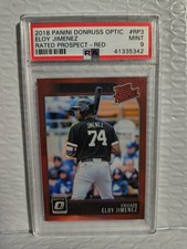 2018 Panini Donruss Optic Eloy Jimenez Red Prizm #RP3 PSA 9 #41/99 