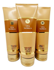 Bath  Body Works Viva Vanilla Body Cream 8 Oz x3 SEALED 