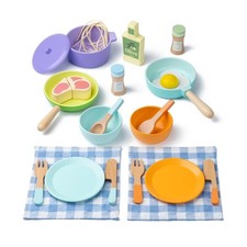 Wooden Kitchen Toys for Toddlers, Montessori Pretend Play Kitchen A... Fast Ship