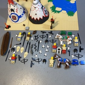 LEGO Western: Rapid River Village (6766) 100% Complete W/ Instructions