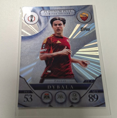 Topps Match Attax extra 2025/26  Platinum pull Paulo Dybala