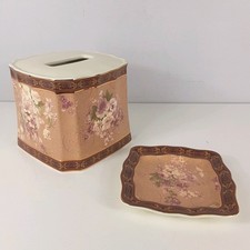 Croscill Townhouse Luxury Bathroom Tissue Box...