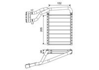 Valeo WäRmetauscher Innenraumheizung 811690 Aluminium FüR Ford Transit Custom F3