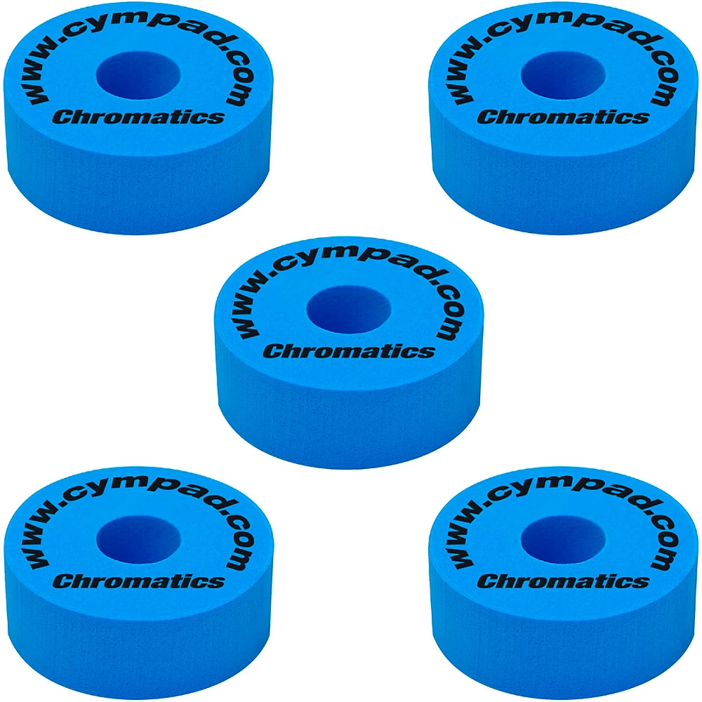 Cympad Chromatics Foam Cymbal Washer 5-Piece Crash Set Blue