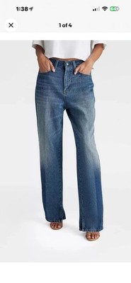 KBB by KAHLANA Women's 'The High Rise 70s Flare Jeans' - Dark