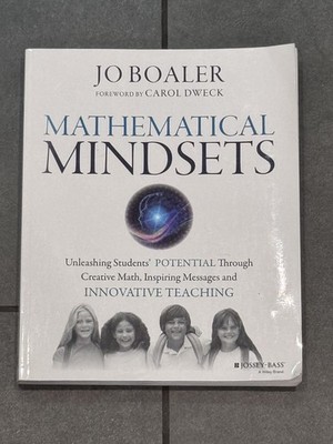Mathematical Mindsets by Jo Boaler Paperback Book innovative teaching