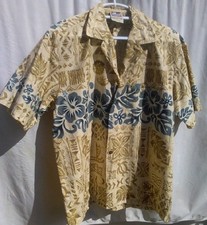 XLNT Vintage Shirt by Hawaiian Togs of Honolulu Floral Aloha Tropical Rare Large