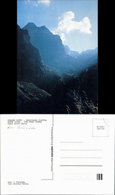 Tatralomnitz-Vysoké Tatry Tatranská Lomnica Veľká Zmrzlá dolina 1987