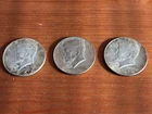 TRIO OF 1965 KENNEDY HALF DOLLAR COINS