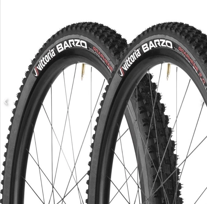 Pair (2) Vittoria Barzo XC-Trail Tires | 27.5 x 2.6 | Graphene 2.0