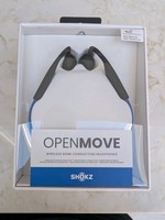 After Shokz Open Move Wireless Bone Conduction Headphones Blue, running, gym