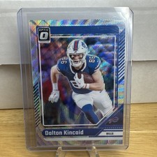 2024 Panini Donruss Optic Dalton Kincaid Premium Silver Wave Prizm #/300 Bills