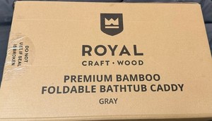 ROYAL CRAFT WOOD Premium Foldable Bathtub Tray