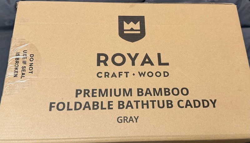 ROYAL CRAFT WOOD Premium Foldable Bathtub Tray