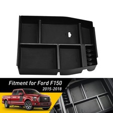For Ford F150 2015-2018 Interior Accessories Auto car Armrest Storage Box Black