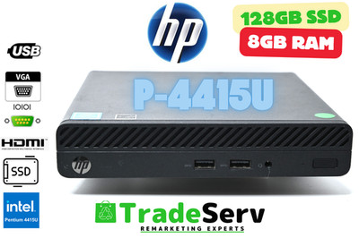  HP 260 G3 Mini PC  Pentium 4415u 128GB SSD 8GB RAM  WIN11Pro